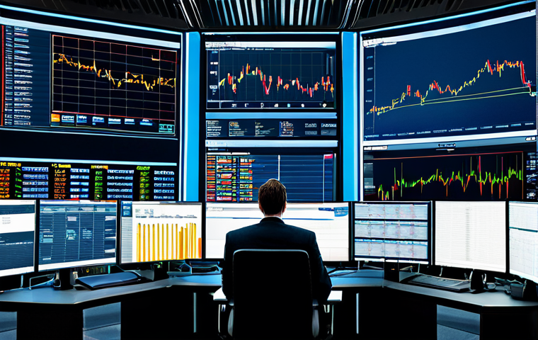 FC온라인 시즌별 선수 가치 - Trading Floor Frenzy**

A bustling digital trading floor scene depicting FC Online player card value...