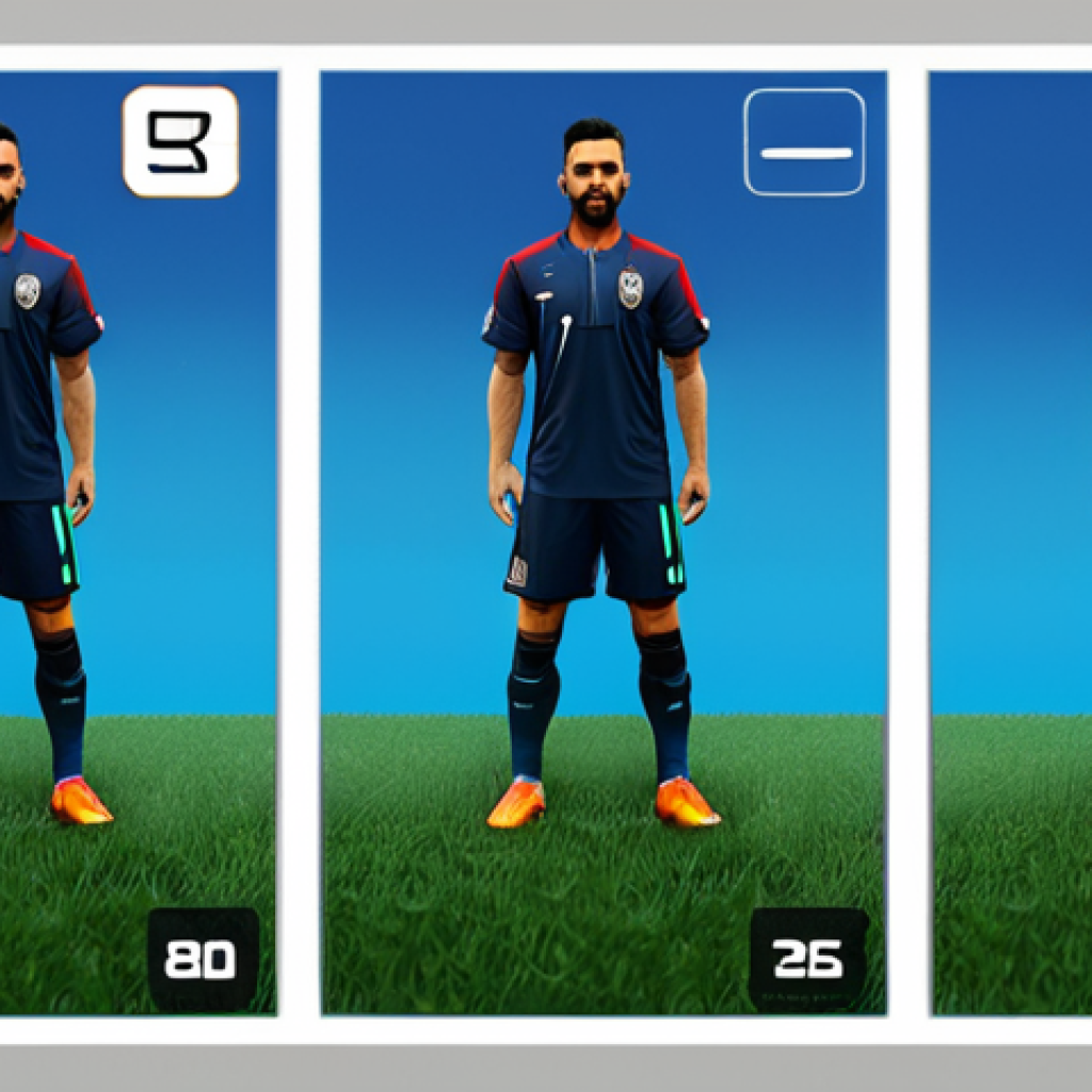 FC온라인 아이템 등급 정보 - Here are three detailed image prompts for generating images based on the provided text, focusing on ...