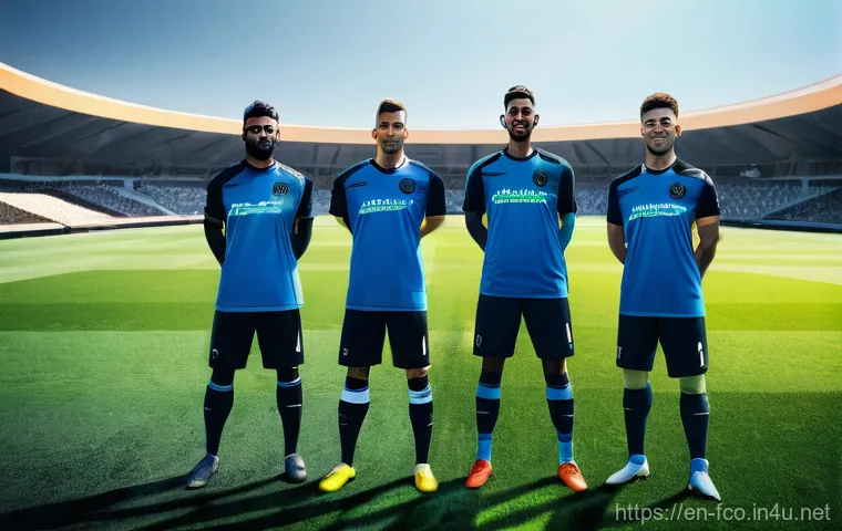 FC온라인 장기 목표 설정 - **Prompt:** A vibrant and dynamic illustration depicting an FC Online 'Market Tycoon' actively engag...