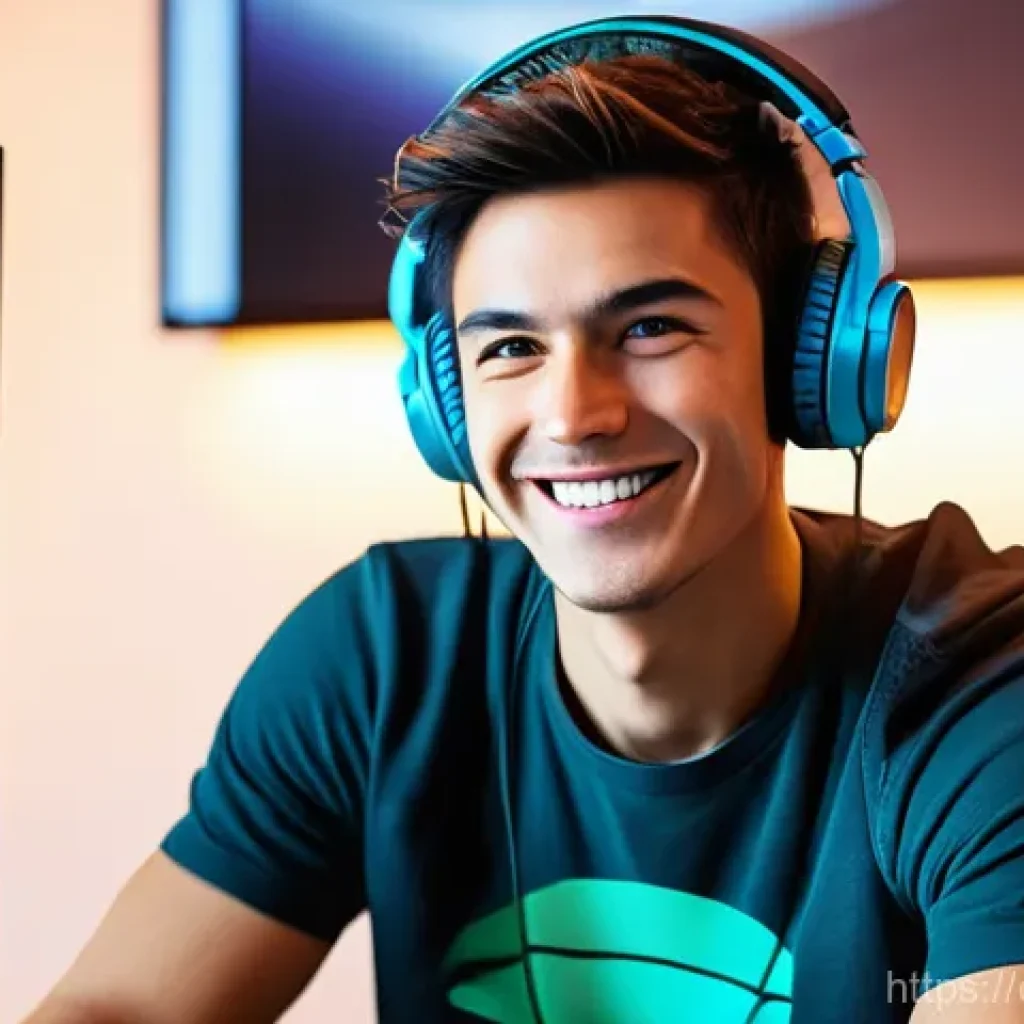 FC온라인 공식 홈페이지 이용법 - **Prompt 1: The Thrill of Event Rewards**
    A vibrant, medium shot of a young man in his mid-20s, ...